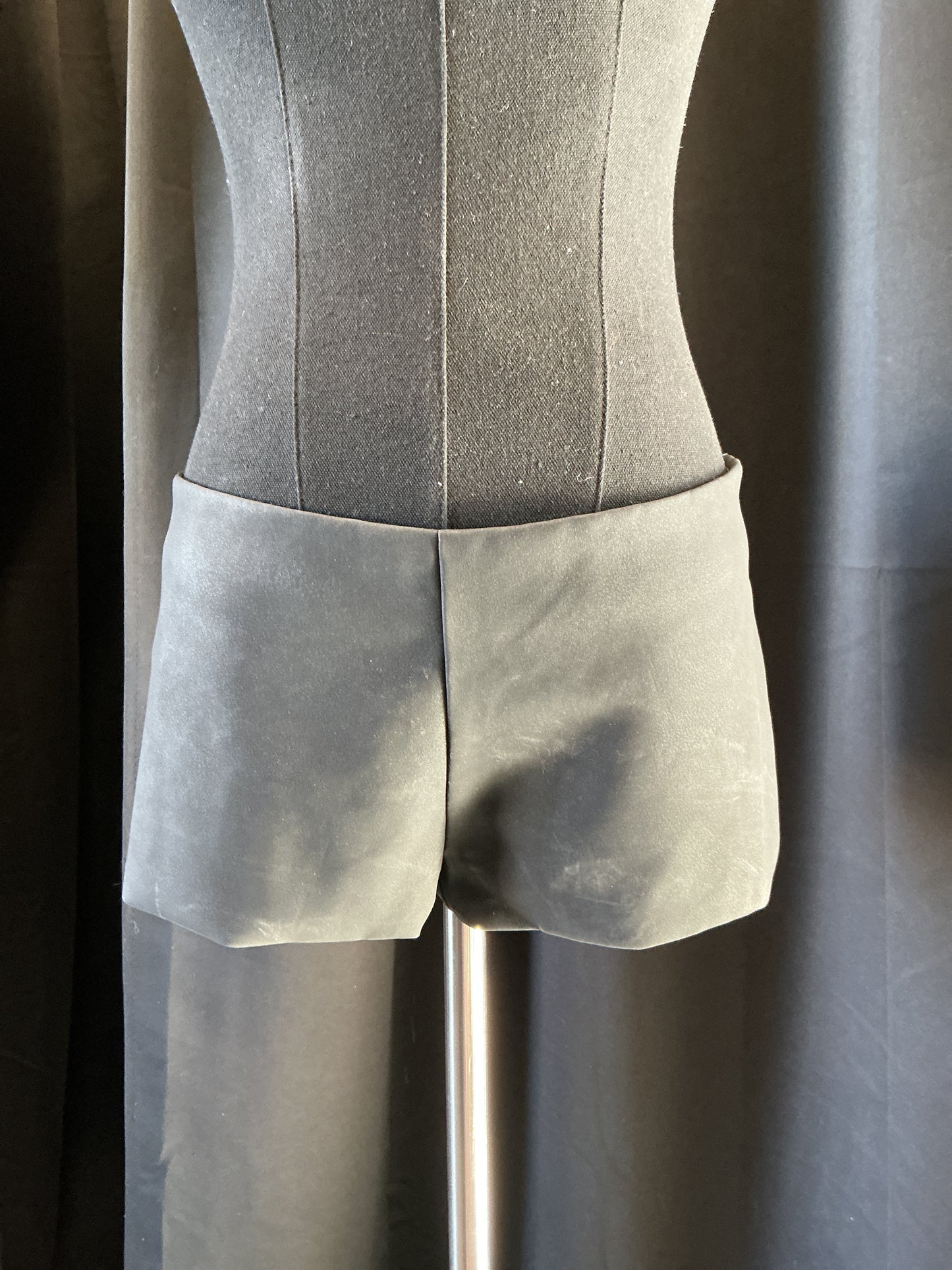 Leather Mini Shorts