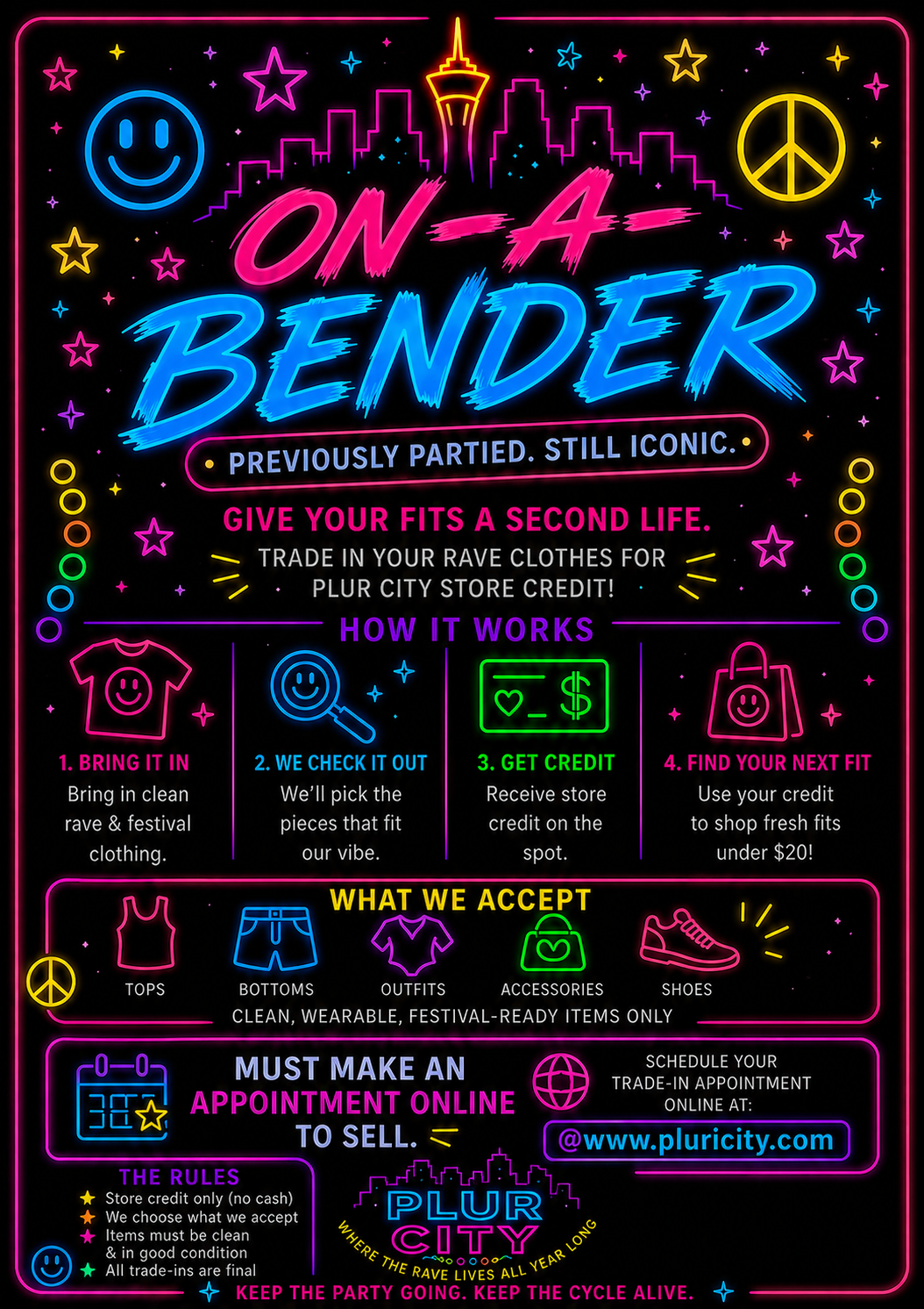 On A Bender Booking