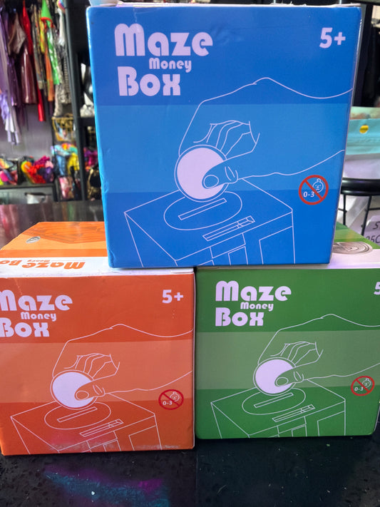 Maze money box