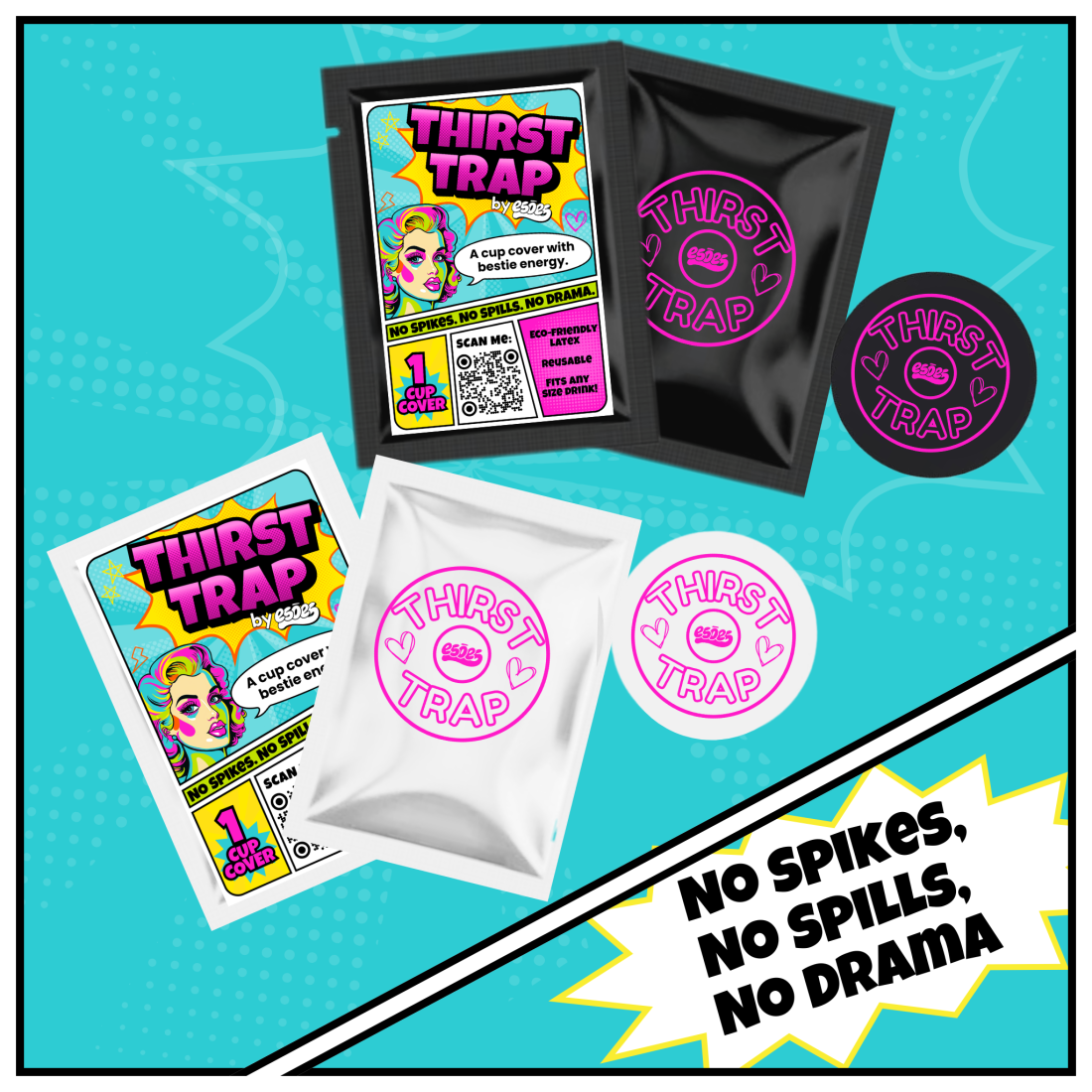 Esoes Thirst Traps Cup Covers